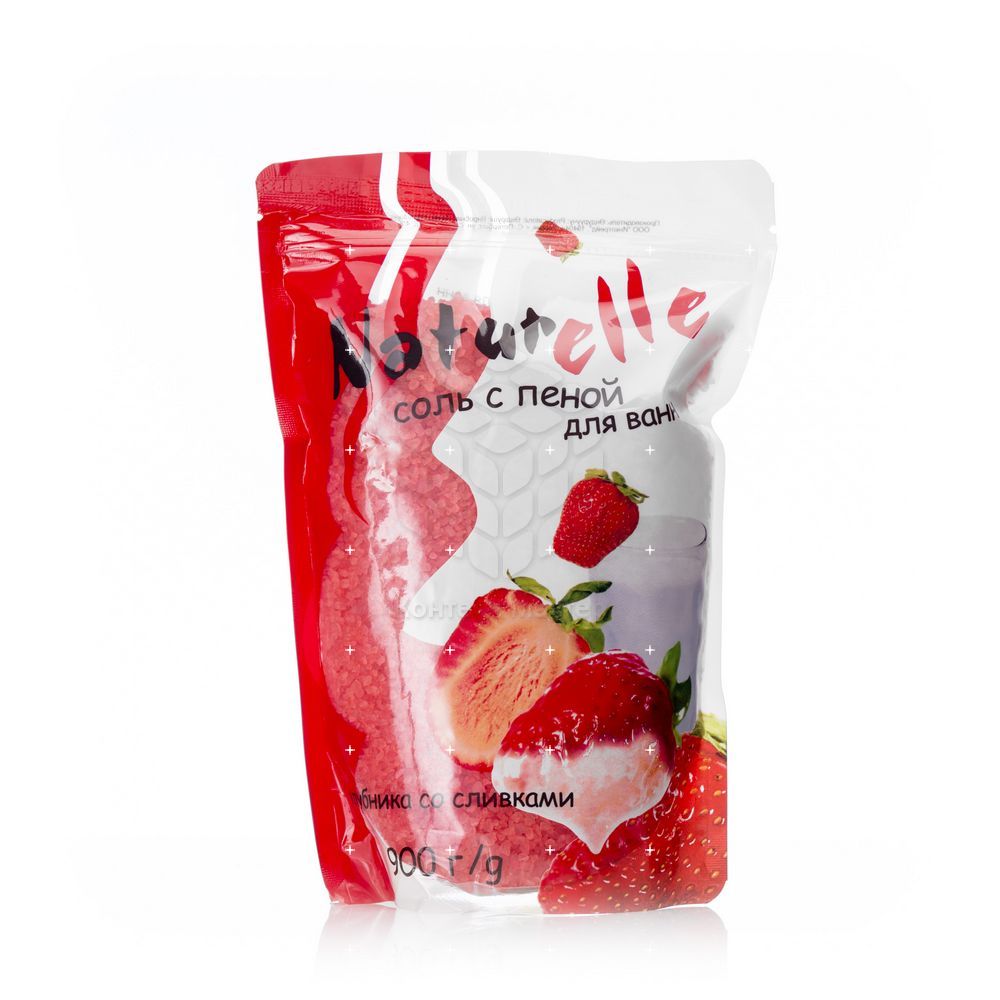 Шипучая соль для ванн «Банан-клубника» купить со скидкой в секс шопе  Косметика  Для ванны и душа