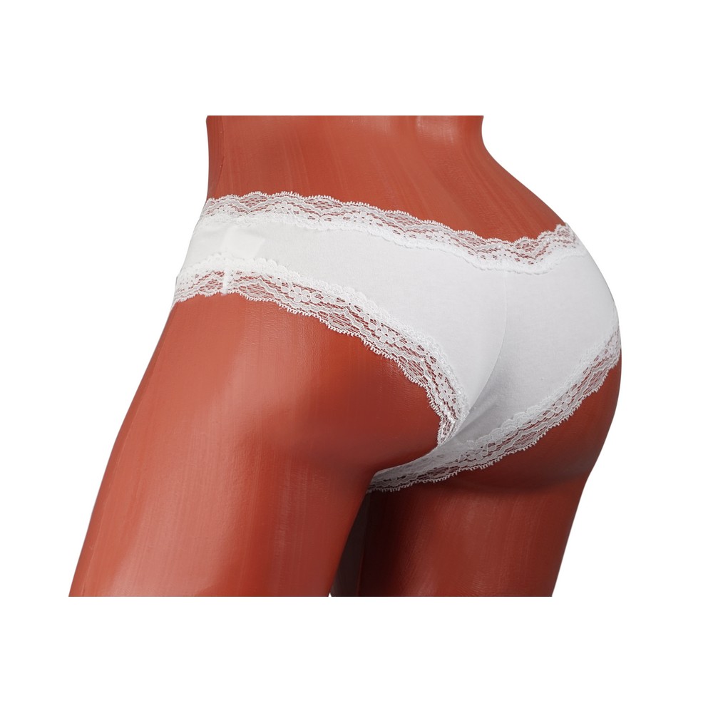 Трусы Anais Kitten White, Белый, XL An_Kitten White XL - Anais - Трусики с доступом - Купить