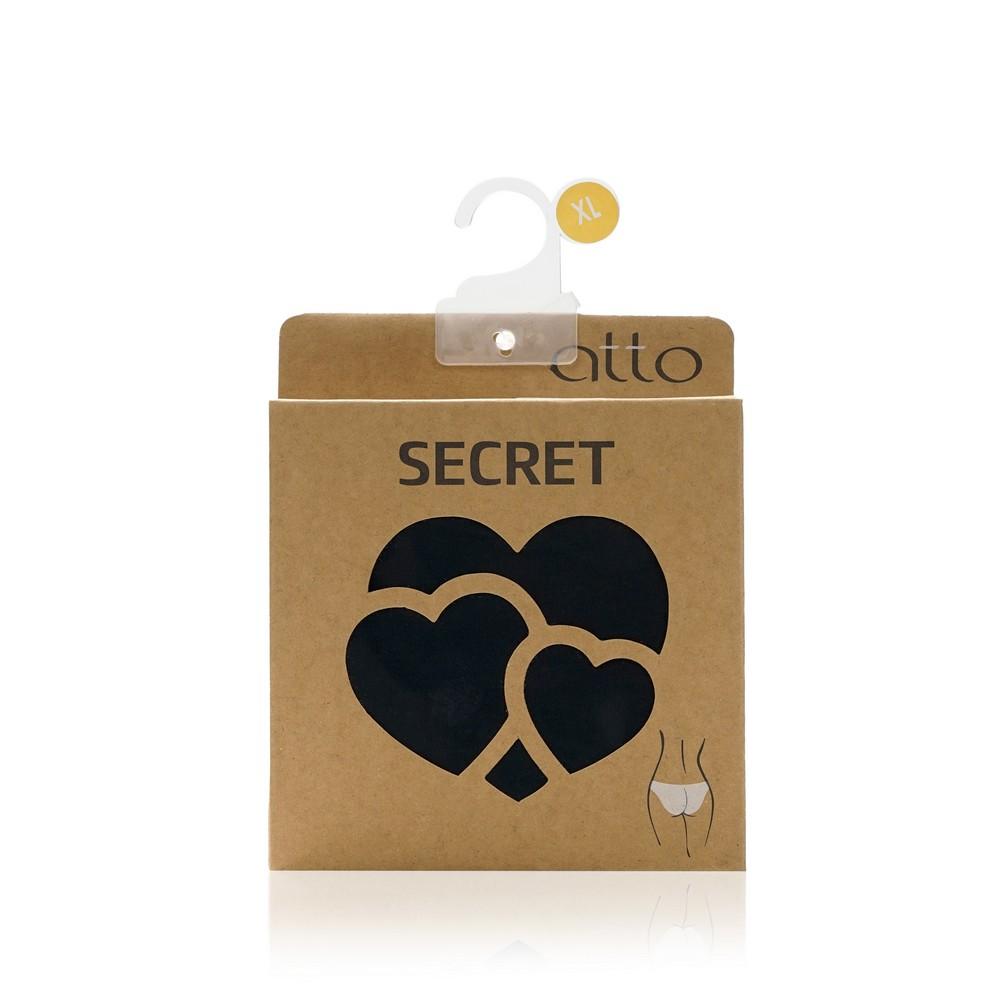 Женские трусы - слипы Atto Secret , Черный , XL.