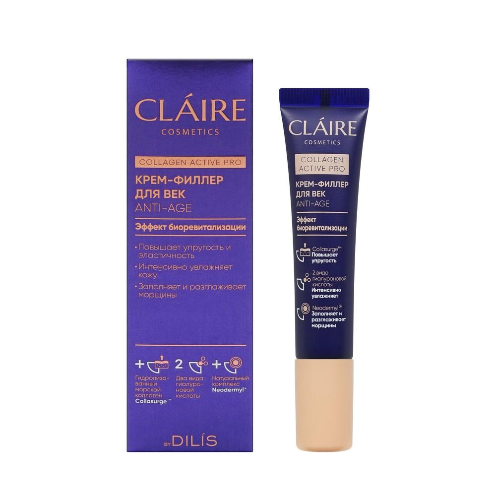 Крем - филлер для век Claire Cosmetics Collagen Active Pro 15мл. Фото 1.