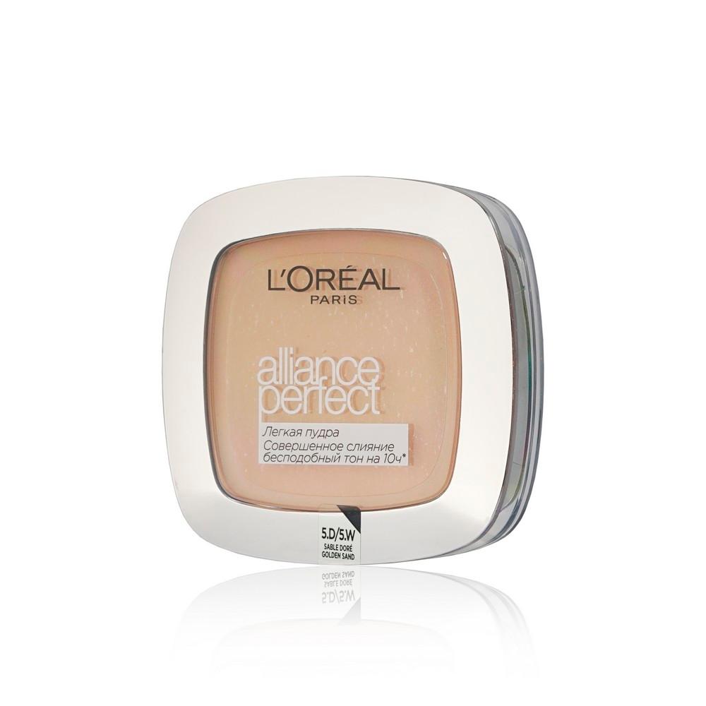 Пудра L'Oreal Paris Alliance Perfect тающая для лица D5 9г. Фото 1.