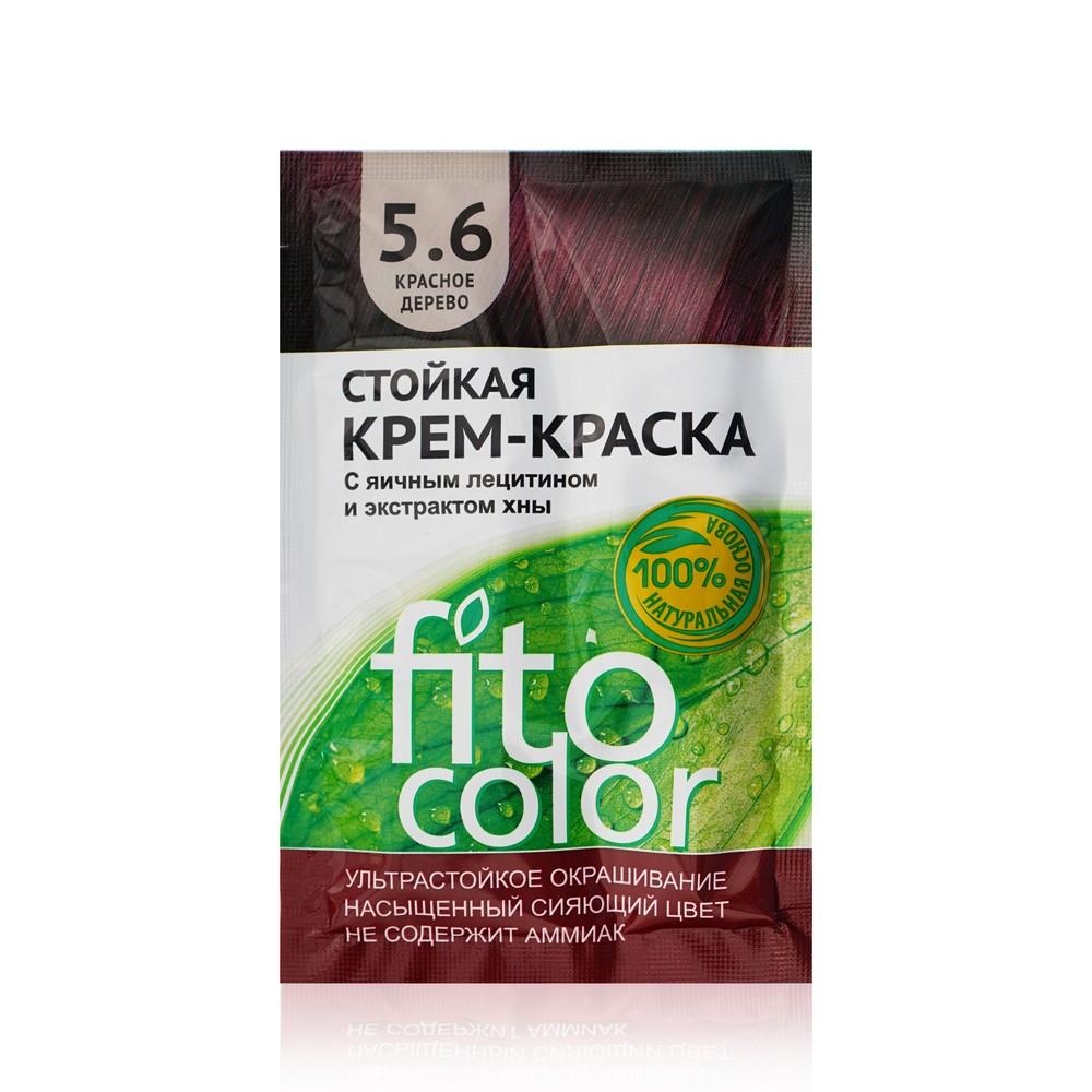 Крем - краска ФИТОкосметик FitoColor стойкая для волос 5.6 Красное дерево 125мл. Фото 5.