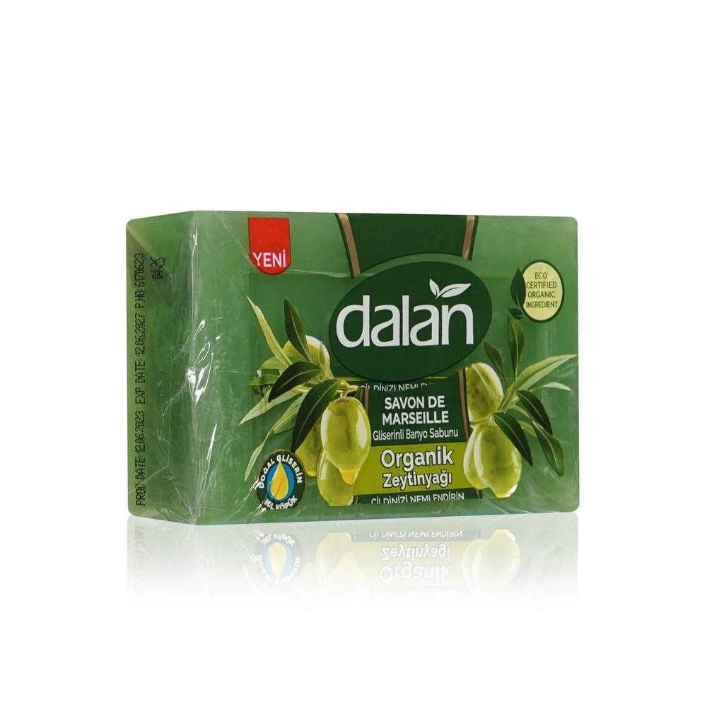 Мыло туалетное Dalan Savon de Marseille " Organic Olive Oil " 150г. Фото 2.