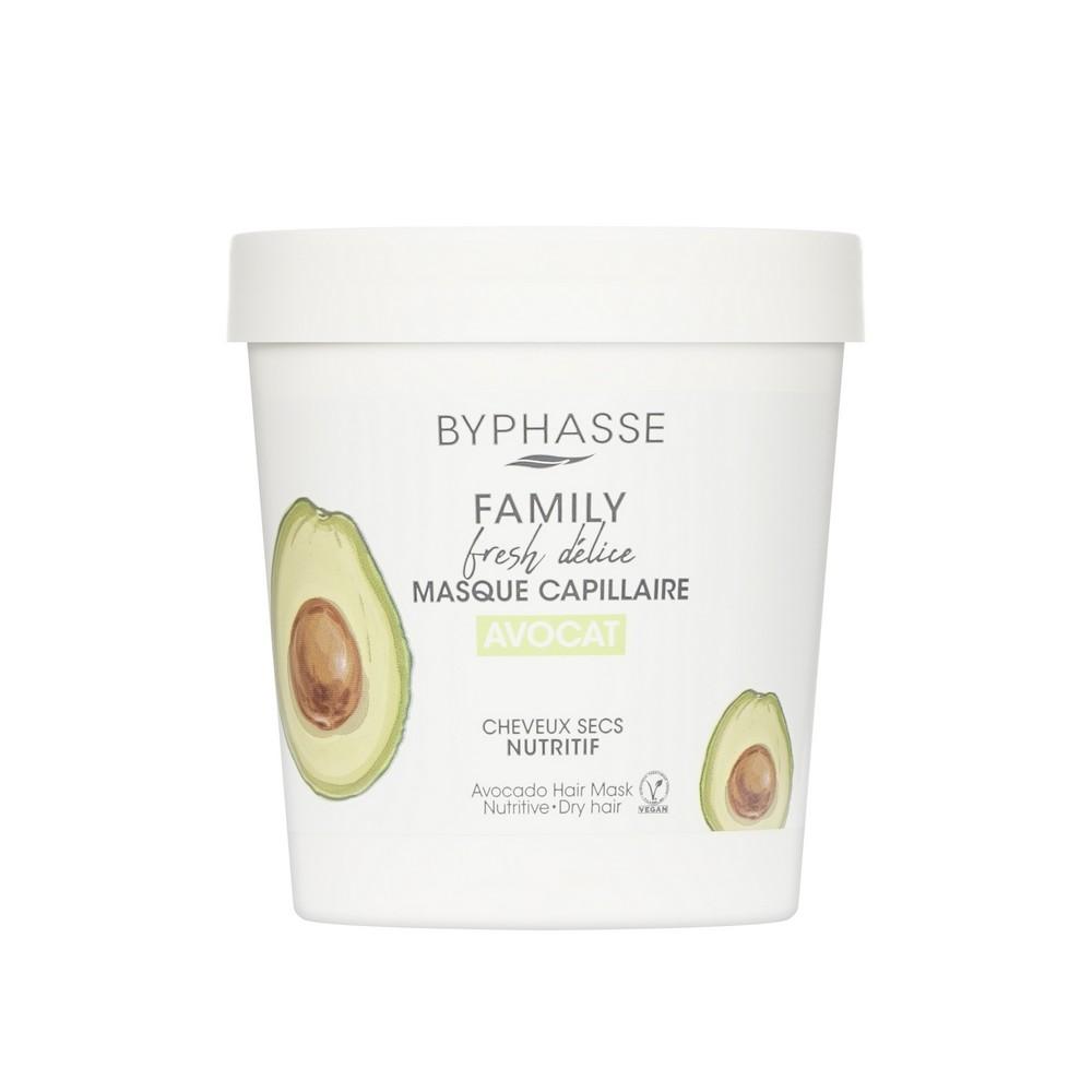 Маска для сухих волос Byphasse Family Fresh Delice Avocado 250мл. Фото 1.