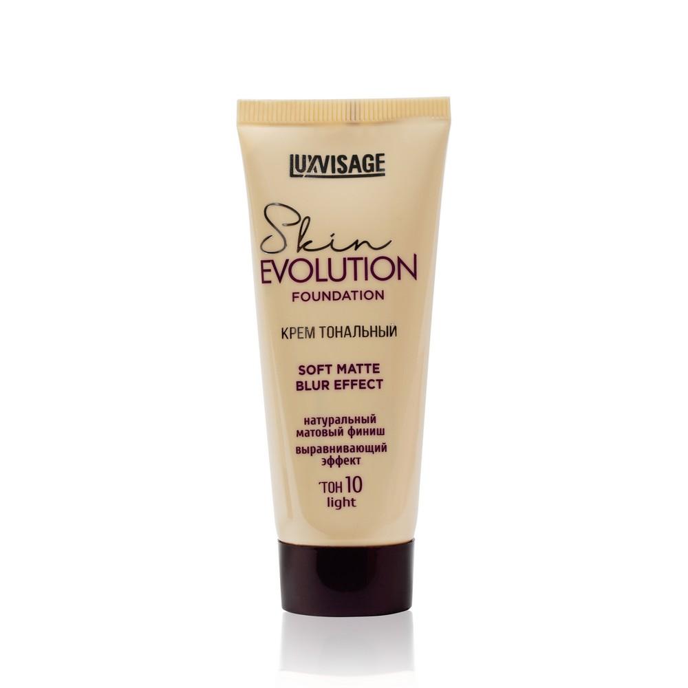 Тональный крем для лица Luxvisage Skin Evolution " Soft matte blur effect " 10 Light 35г. Фото 1.