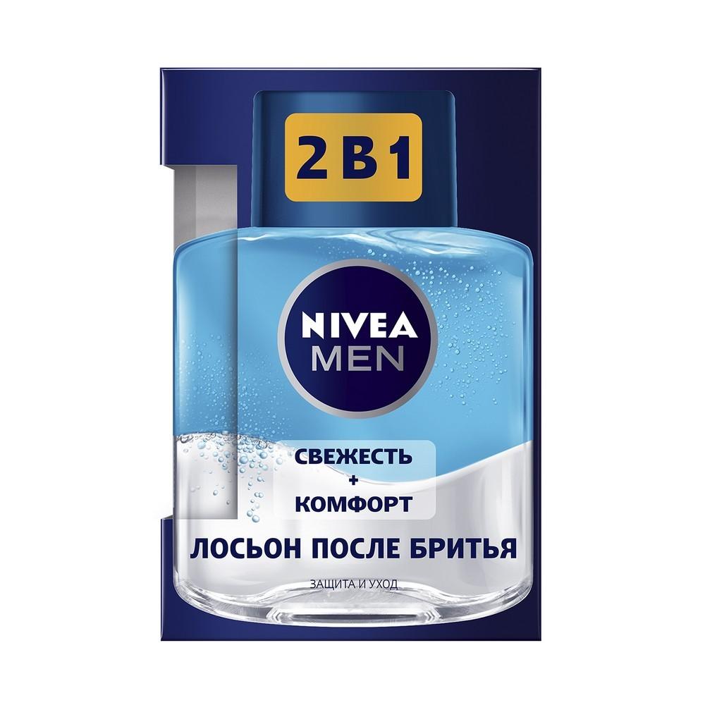 Лосьон после бритья NIVEA Men " Защита и уход " 2 в 1 100мл. Фото 2.