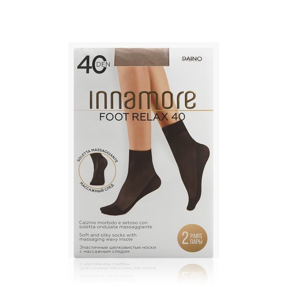 Женские капроновые носки Innamore Foot Relax 40den Daino 2 пары.