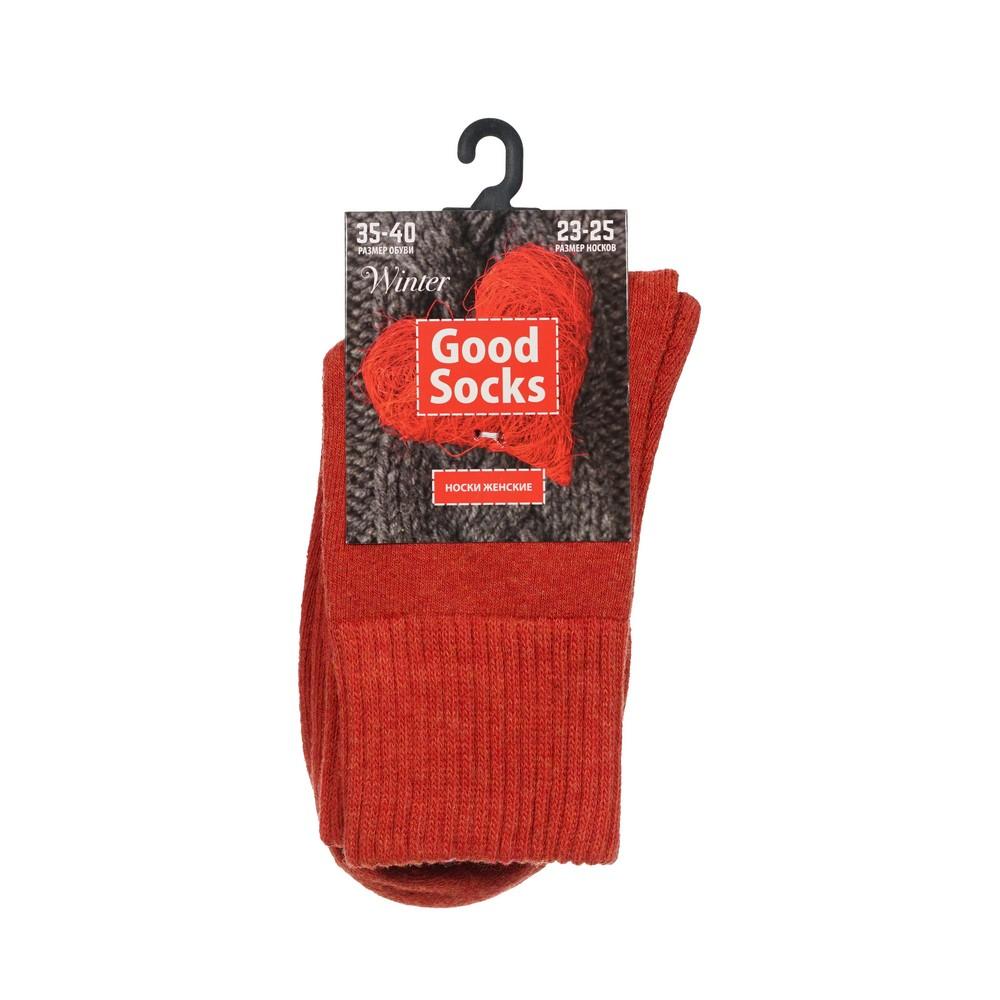 Женские махровые носки Good Socks Winter Красный р.35-40.