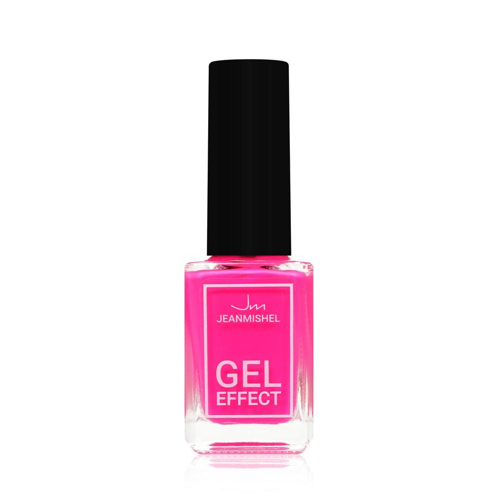 Лак для ногтей Jeanmishel GEL effect 330 матовый Розовый диско 12мл. Фото 1.