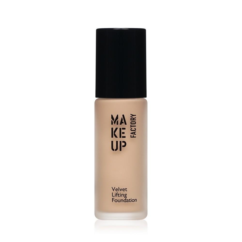 Тональный крем для лица с эффектом лифтинга Make Up Factory Velvet Lifting Foundation 09 Light beige 30мл. Фото 2.