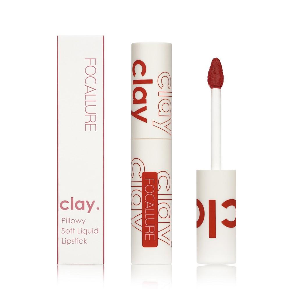 Суперстойкая жидкая помада для губ Focallure Clay Pillowy Soft Liquid Lipstick 304 2г.