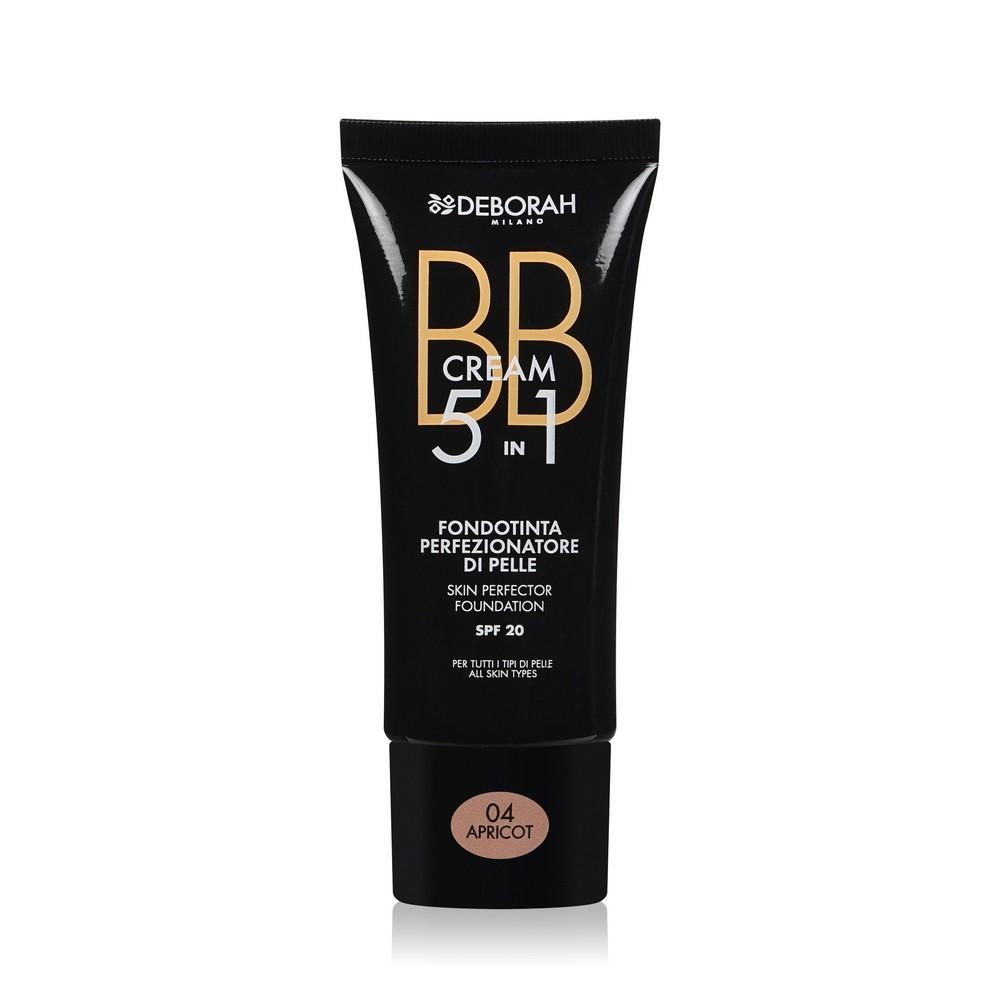 BB крем для лица DEBORAH Milano 5 in 1 Skin Perfector 04 SPF 20 30мл. Фото 2.