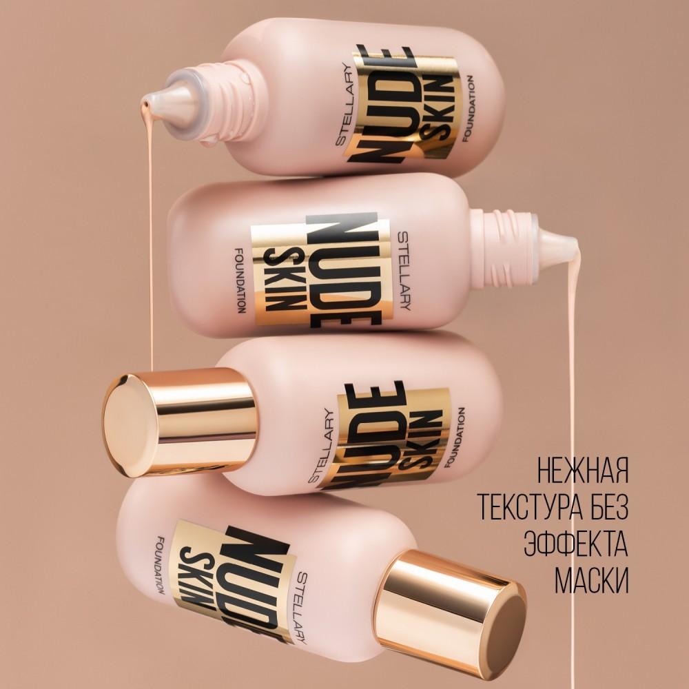 Тональный крем с эффектом идеальной кожи Stellary Perfect Nude Skin foundation 02 35мл. Фото 7.