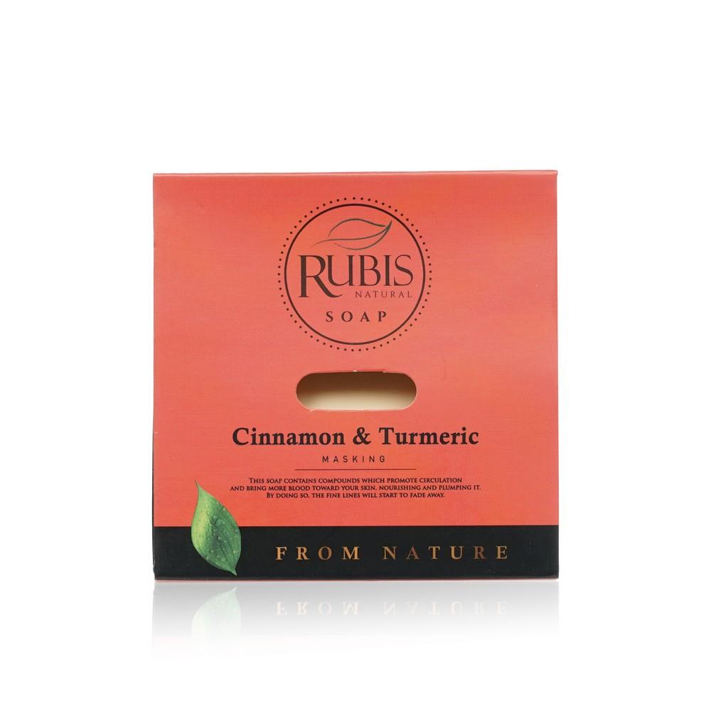 Мыло туалетное Rubis From Nature " Cinnamon & Turmeric " 125г.