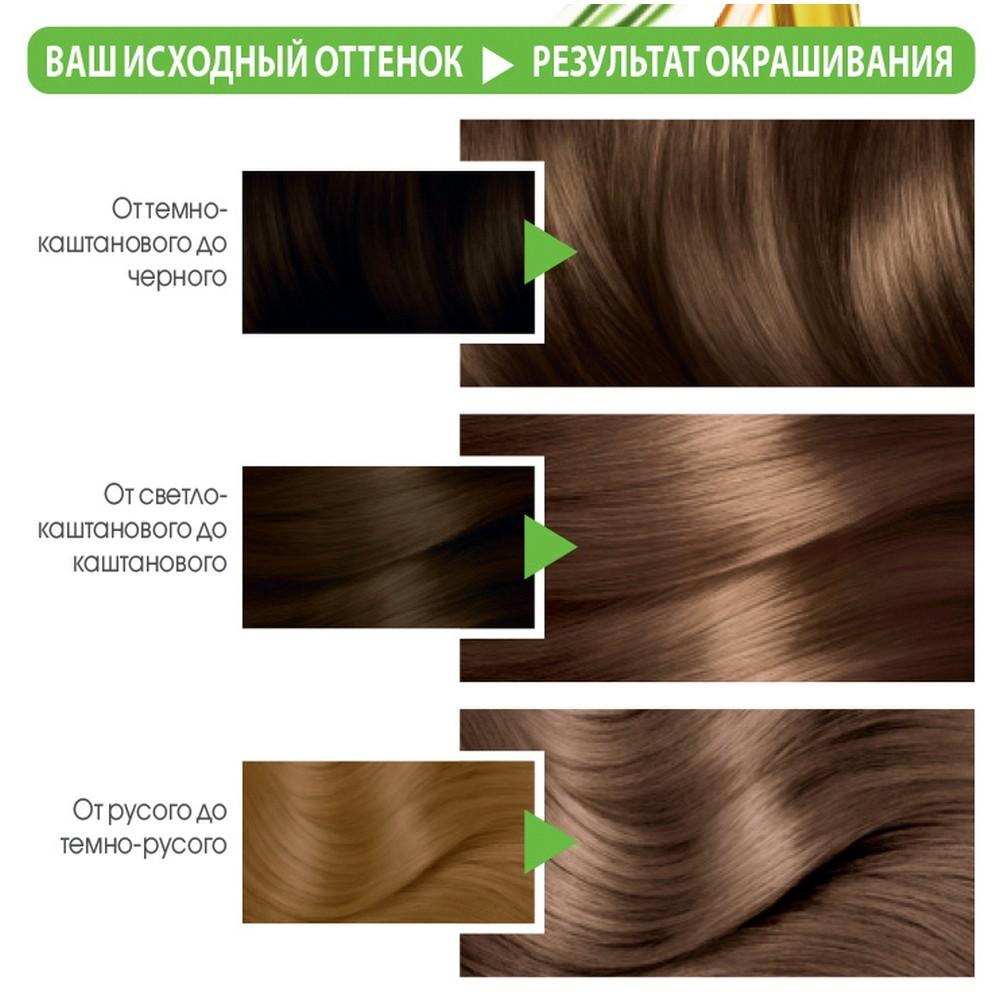 Крем - краска Garnier Color Naturals стойкая для волос 6 Лесной орех. Фото 8.