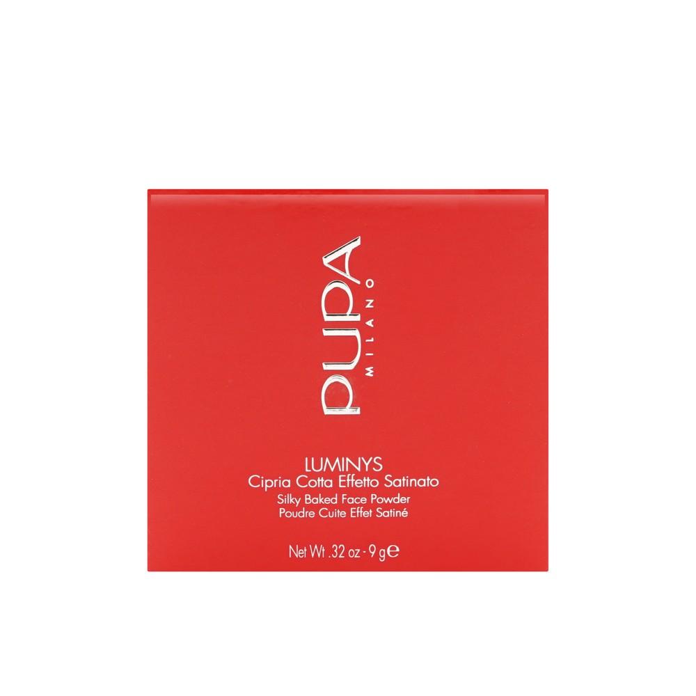 Запеченная пудра для лица с атласным финишем Pupa Luminys Silky Baked Face Powder 01 9г. Фото 1.