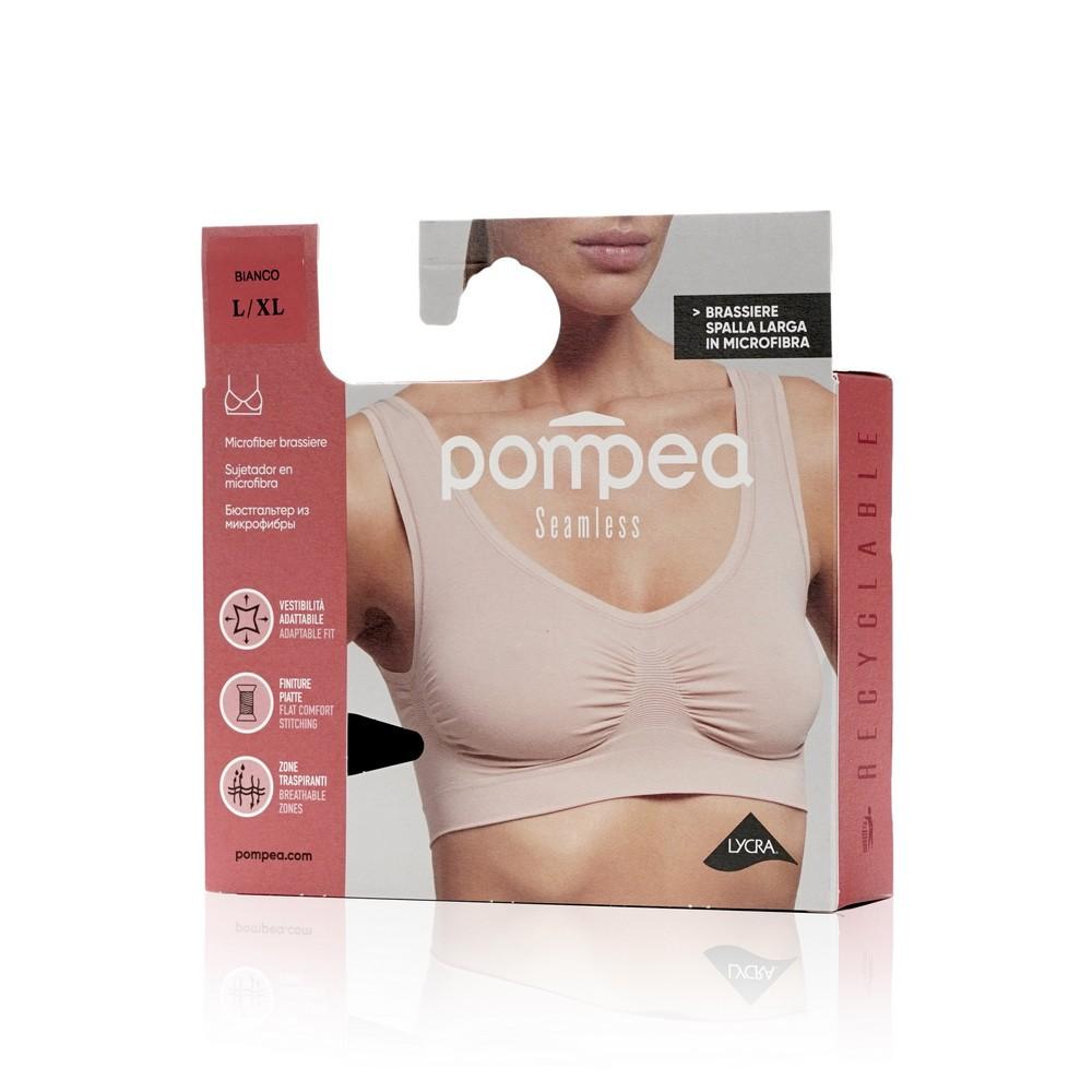 Женский бюстгалтер Pompea Seamless Comfort , Bianco , L/XL. Фото 1.