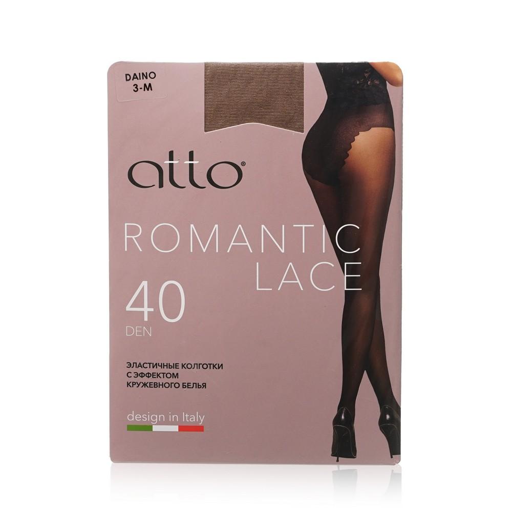 Женские колготки Atto Romantic Lace 40den Daino 3 размер.