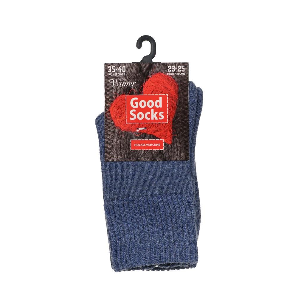 Женские махровые носки Good Socks Winter Синий р.35-40.