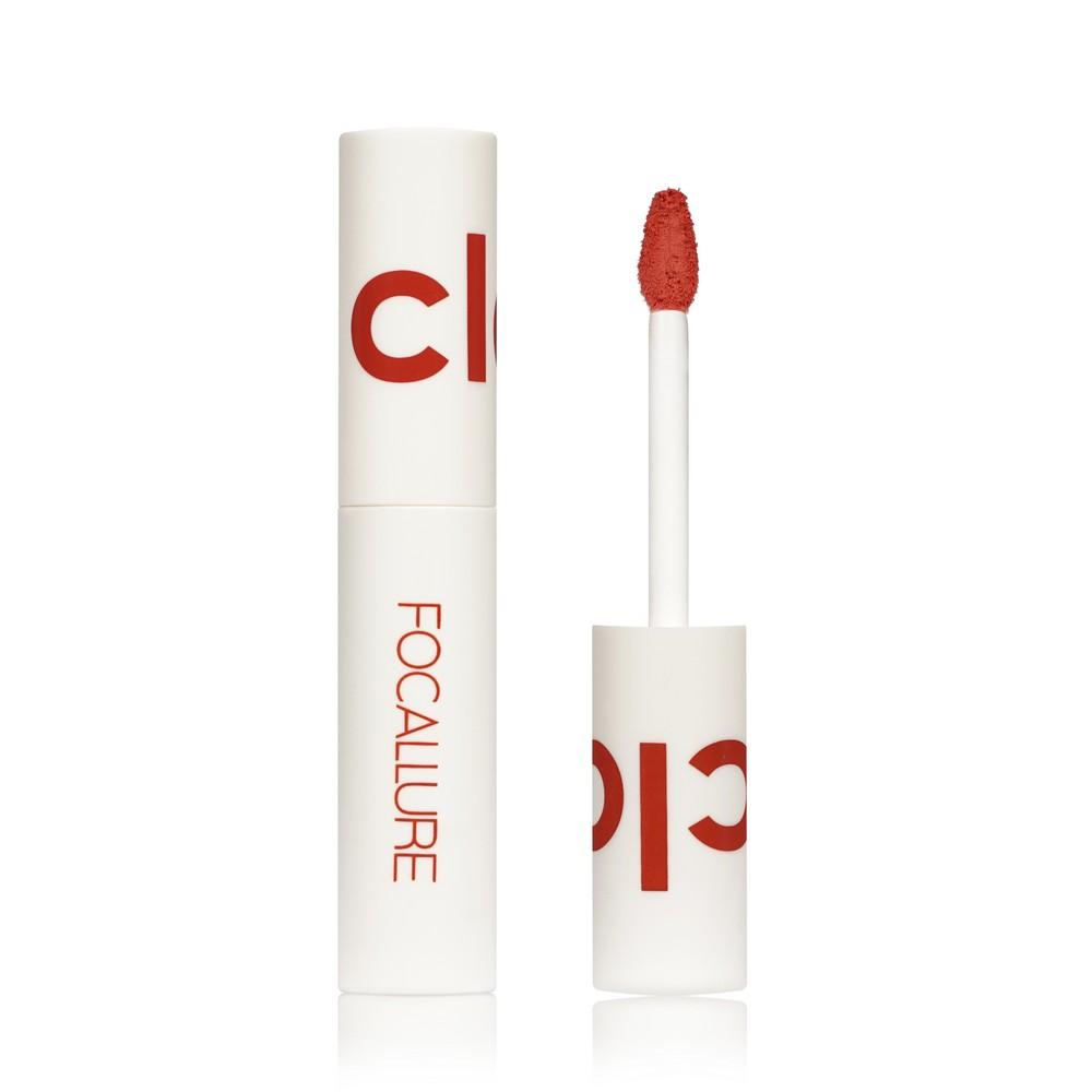 Суперстойкая жидкая помада для губ Focallure Clay Pillowy Soft Liquid Lipstick 203 2г. Фото 2.