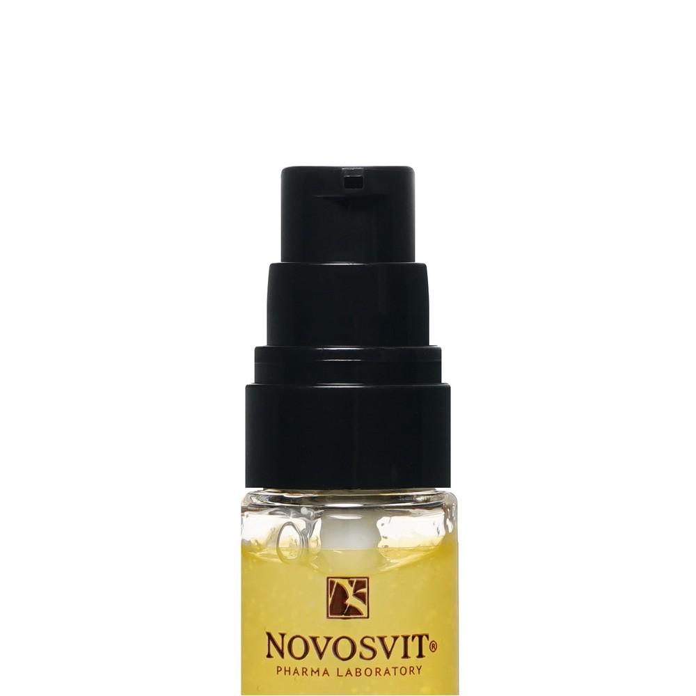 Омолаживающая сыворотка для лица Novosvit Snail Repair " serum in gel " с муцином улитки 30мл. Фото 5.