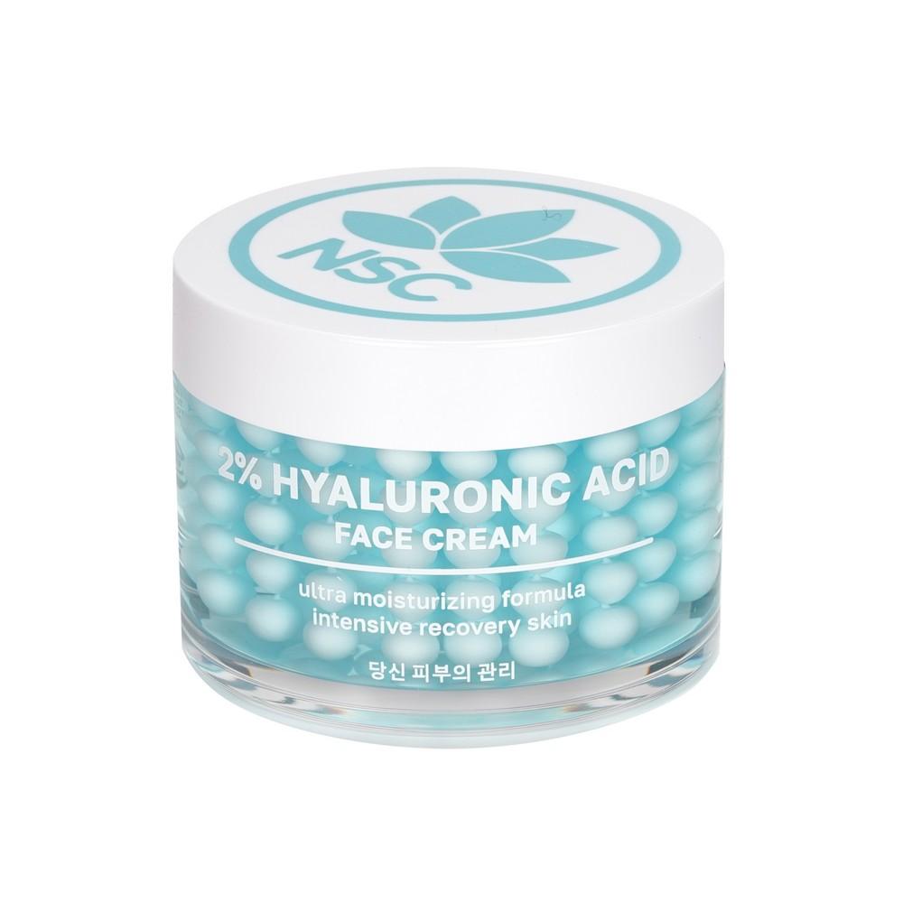 3D гиалуроновый крем для лица глубокое увлажнение NSC Aqua 3D Hyaluronic Deep Moisture Cream 120мл. Фото 5.