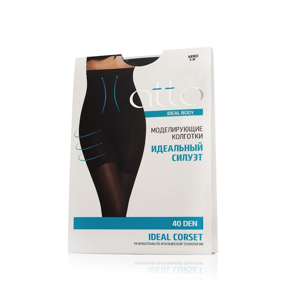 Женские колготки Atto Ideal Body Corset 40den Nero 3 размер.