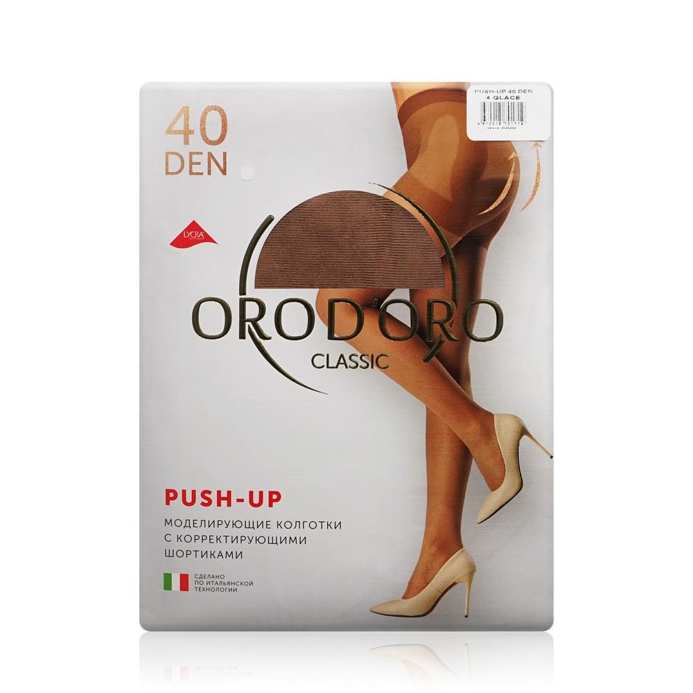 Женские колготки Orodoro Push Up 40den Glace 4 размер.