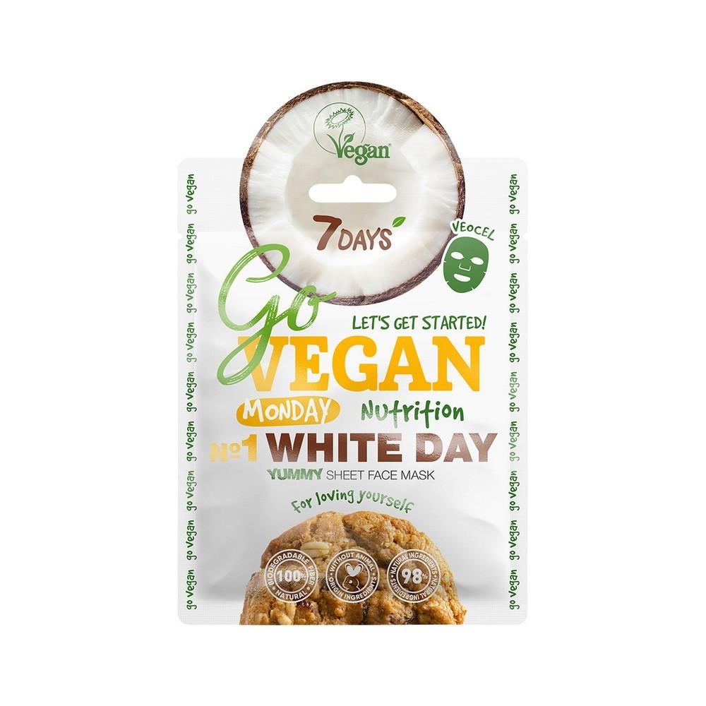 Тканевая маска для лица 7 days Go vegan " Yummy Monday " 25г. Фото 1.