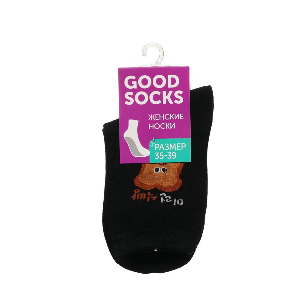 Женские носки Good Socks Хлеб Черный р.35-39. Фото 1.