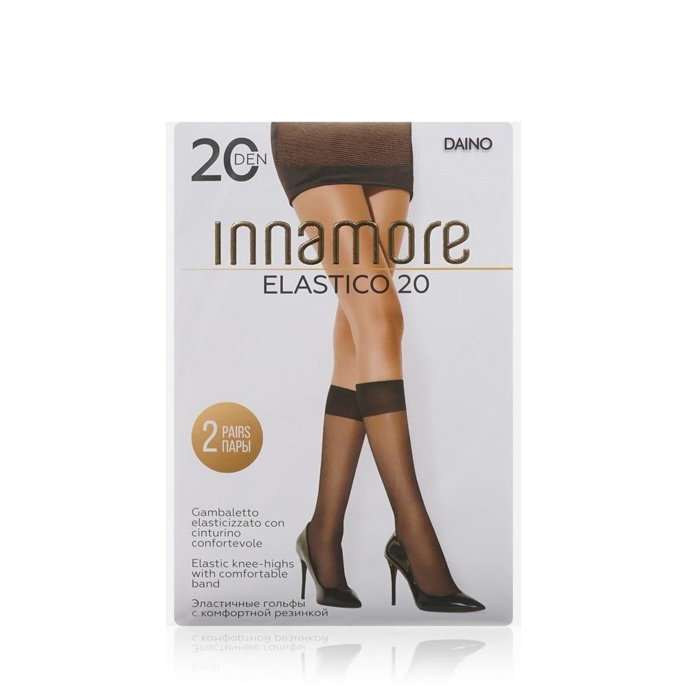 Капроновые гольфы Innamore Elastico женские 20den Daino 2 пары.