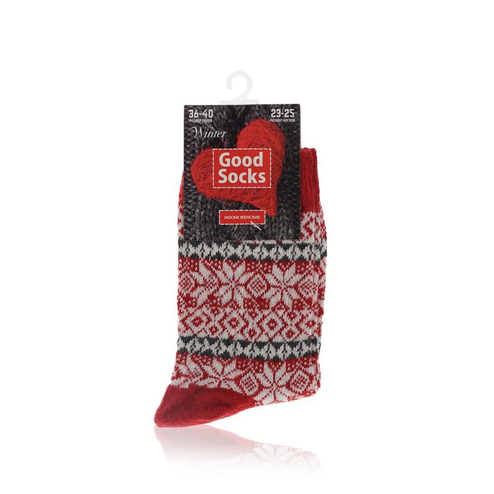 Женские носки Good Socks AW 19/6, WAT81266-11 " Скандинавия " с шерстью. Фото 1.