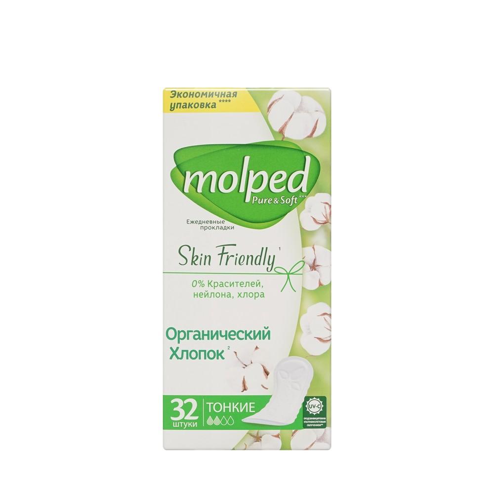 Ежедневные прокладки Molped Skin Friendly 32шт.