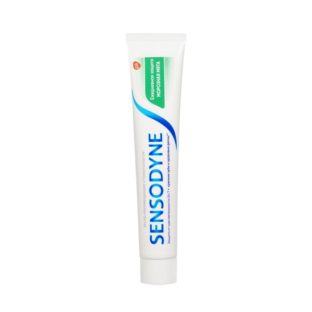 Зубная паста Sensodyne " Ежедневная защита Морозная Мята " 75мл. Фото 2.