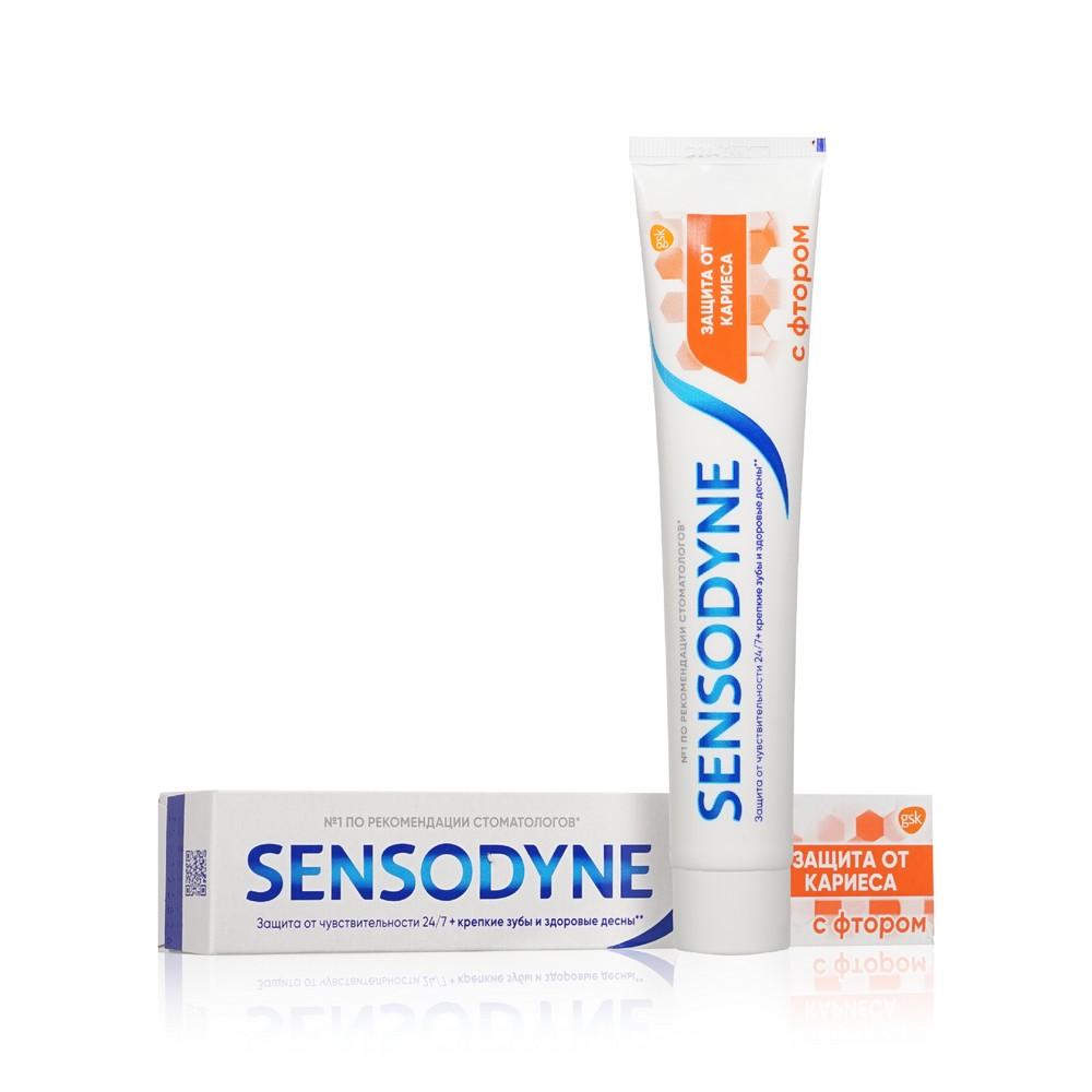 Зубная паста Sensodyne Защита 24/7 , с фтором 75мл. Фото 1.