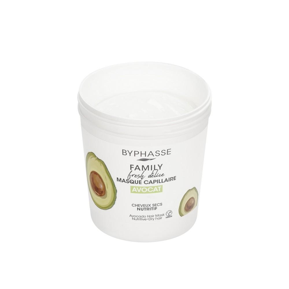 Маска для сухих волос Byphasse Family Fresh Delice Avocado 250мл. Фото 5.