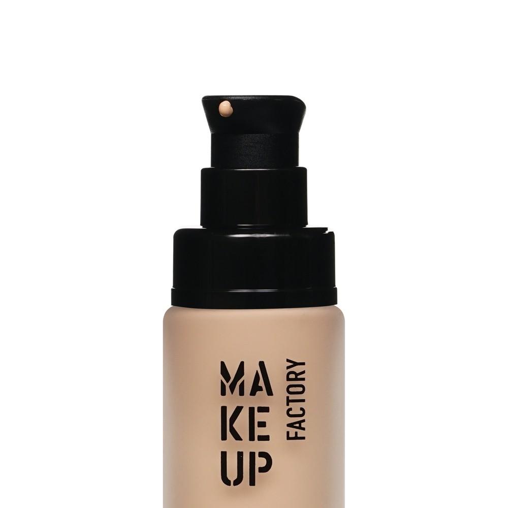 Тональный крем для лица с эффектом лифтинга Make Up Factory Velvet Lifting Foundation 09 Light beige 30мл. Фото 5.