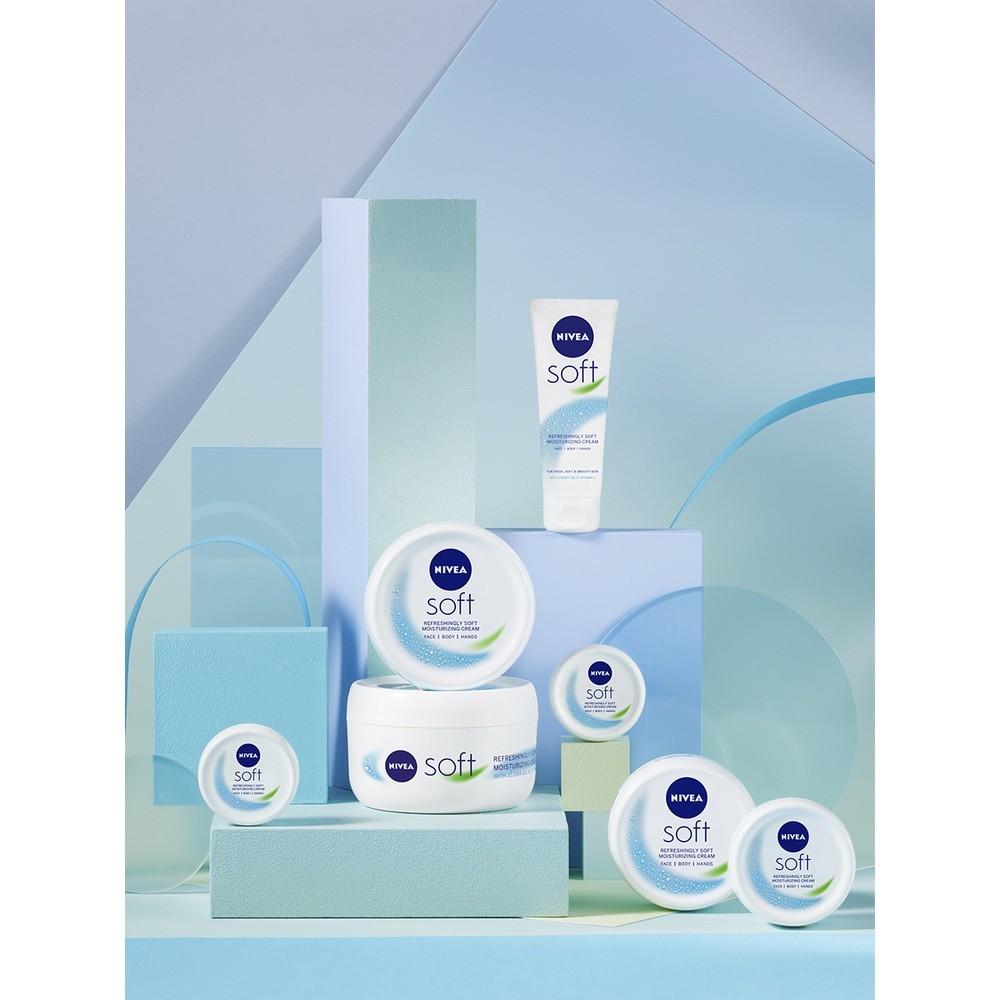 Увлажняющий крем NIVEA Soft интенсивный для лица , рук и тела 100мл. Фото 11.