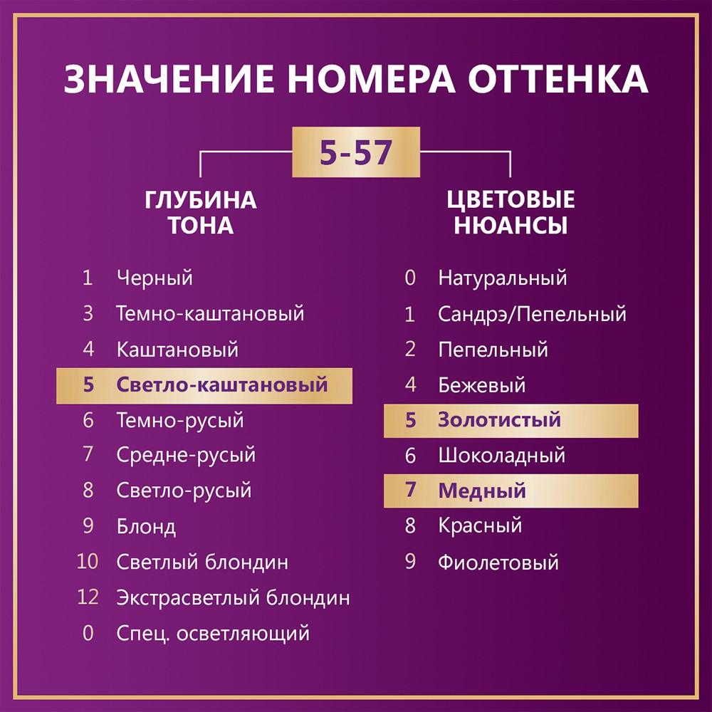 Стойкая крем - краска Палетт Интенсивный цвет для волос GK4 Благородный каштан. Фото 12.