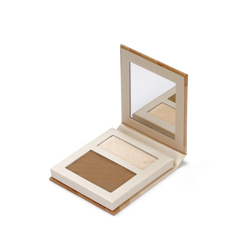 Палетка для контуринга лица Focallure Moulding Highlight Contouring Palette 02 8г. Фото 7.