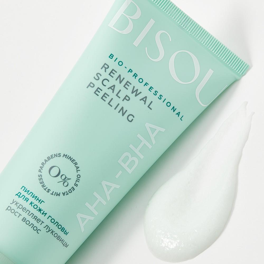 Пилинг для кожи головы Bisou Bio-professional " Renewal scalp peeling " 100мл. Фото 5.