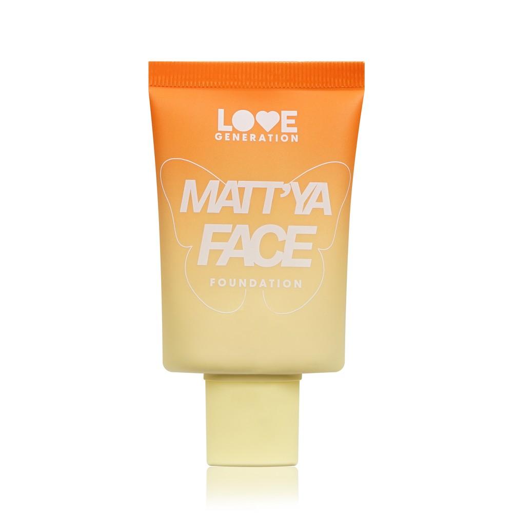 Тональный крем для лица с экстрактом матчи Love Generation Matt'ya Face 02 30мл. Фото 1.