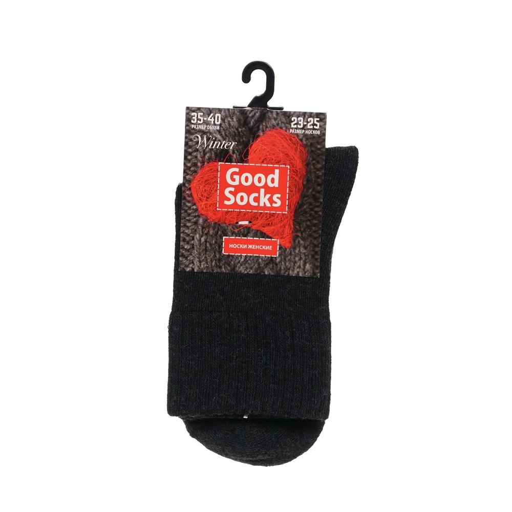 Женские махровые носки Good Socks Winter Серый р.35-40. Фото 1.