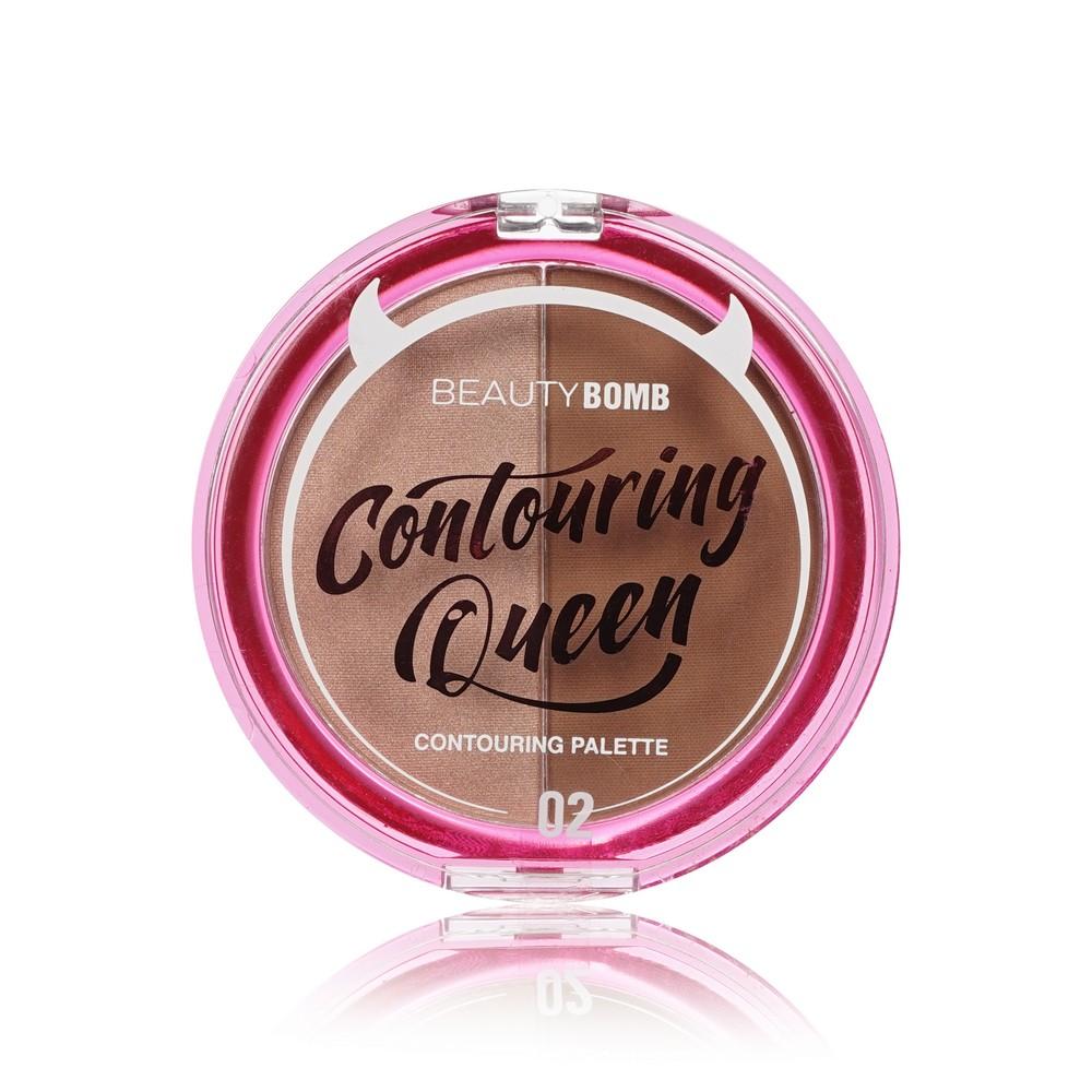 Палетка для контуринга лица Beauty Bomb Countouring Queen 02 8г. Фото 1.