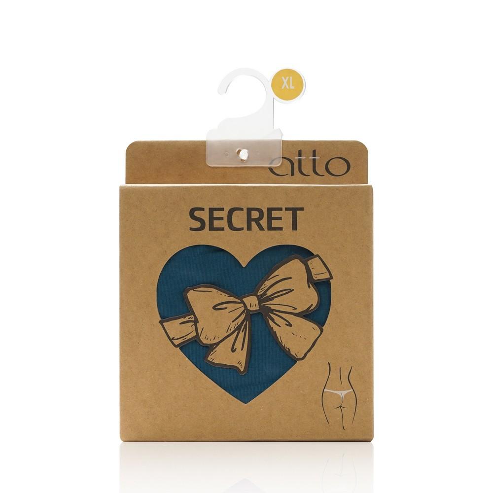 Женские трусы - стринги Atto Secret , Изумрудный , XL.