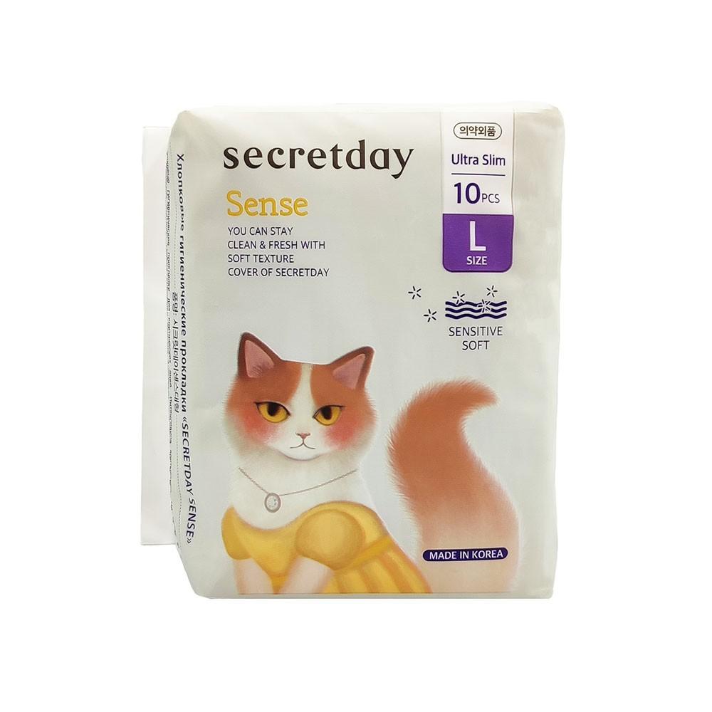 Женские прокладки Secretday Sense L 10шт.