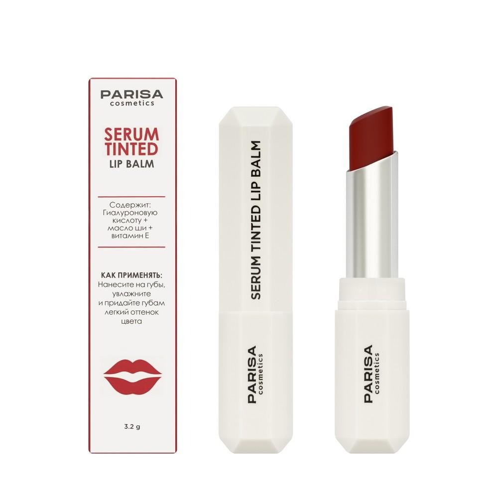 Оттеночный бальзам для губ Parisa Cosmetics Serum Tinted Lip Balm 01 3,2г.