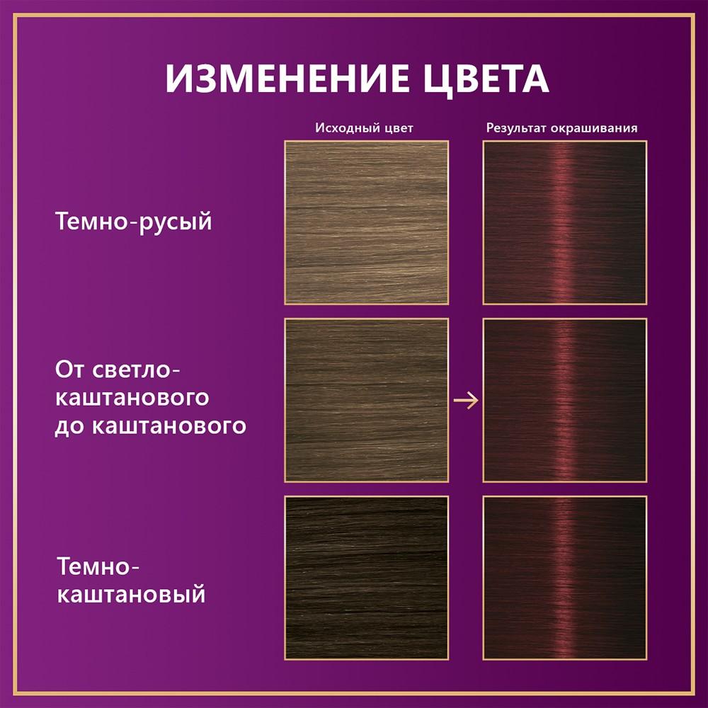 Крем - краска Палетт Интенсивный цвет стойкая для волос RF3 Красный гранат 50мл. Фото 8.