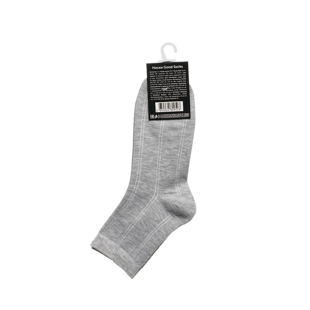 Мужские однотонные носки Good Socks WHW22522-18 Светло-серый р.40-42. Фото 2.