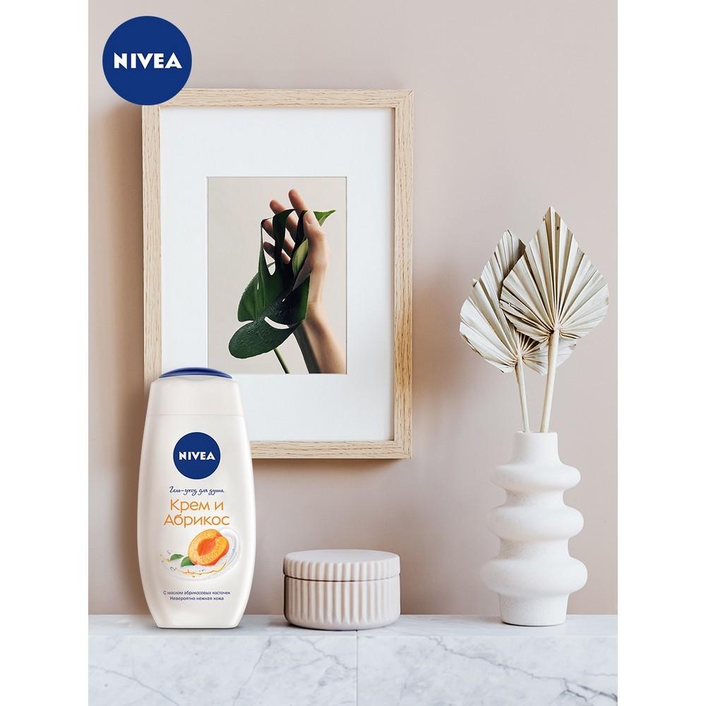 Крем - гель NIVEA для душа " молоко и абрикос " 250мл. Фото 6.